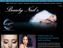 Tablet Screenshot of nagelstudio-erfurt.com